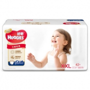嗨购国庆、历史低价：HUGGIES 好奇 金装 婴儿成长裤 XXL号 42片 *5件 300元包邮（合60元/件）