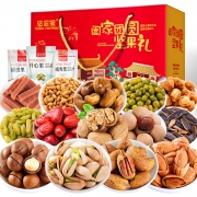 ￥16.9 百味福 混合干果坚果零食大礼包 690g