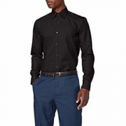 限41码：HUGO Hugo Boss 雨果·博斯 Venzo 男士纯棉商务衬衫