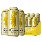 Würenbacher 瓦伦丁 小麦啤酒 500ml*12听 *2件 110.4元（下单立减）