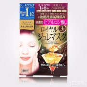 Kose 高丝 蜂王浆透明质酸保湿面膜 4片*2