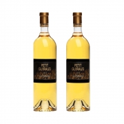双11预售：PETIT GUIRAUD 芝路庄园 副牌 贵腐甜白葡萄酒 375ml *2瓶 133元包邮（定金50元，双11付尾款）