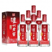 双11预售：泸州老窖 头曲酒 55度 浓香型白酒 625ml*6瓶 送头曲38度 165ml