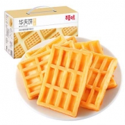 18点：百草味 华夫饼1000g/箱*2件