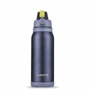 力巴铁 日本保温运动水壶 600ml 白色款