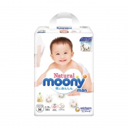 88VIP：moony 尤妮佳 皇家系列 婴儿拉拉裤 M58片 *2件 216.6元（需用券，合108.3元/件）