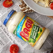美国进口，Ragu 乐鲜 双重罗勒芝士酱 454g