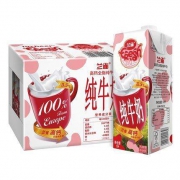 再降价：Lacheer 兰雀 高钙全脂纯牛奶 1L*12盒/整箱 *2件