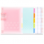 KOKUYO 国誉 淡彩曲奇 20孔活页本 A5/40张 13元包邮（需用券）