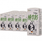 中粮直采上质欧诺鲜脱脂牛奶200mL*24德国进口 49元