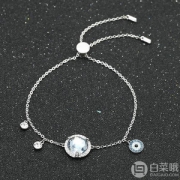 SWAROVSKI 施华洛世奇 LUCY ROUND 恶魔之眼手链 5389033