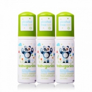 Babyganics 甘尼克宝贝 儿童泡沫免洗洗手液 无香型 50ml*3瓶