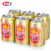 宏宝莱 什锦饮料 6罐  券后9.9元