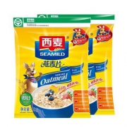 22点开始：SEAMILD 西麦 营养纯燕麦片1000g*2袋 *3件