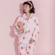 芬腾旗下  千线艺  女士珊瑚绒加厚睡衣  家居服
