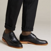 2色多码，Clarks 其乐 Clarkdale Apron 男士真皮系带休闲鞋