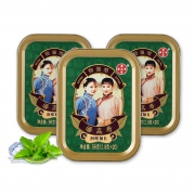 潘高寿 薄荷润喉糖 铁盒装 56g*3盒 19.8元（需用券）