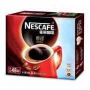 雀巢（Nestle）醇品 速溶 黑咖啡 无蔗糖 冲调饮品 盒装（48包*1.8克）（新老包装随机发货） *5件