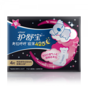 whisper 护舒宝 超薄夜用 考拉呼呼卫生巾 425mm 4片 *2件