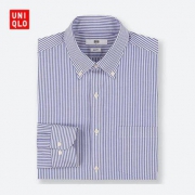 11日0点：UNIQLO优衣库 419004 男士长袖条纹衬衫