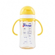 Richell/利其尔新品ppsu吸管杯儿童防漏260ml宝宝水杯婴儿学饮杯 天猫超市 149.00