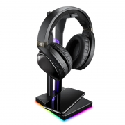 小编精选、新品发售：ASUS 华硕 ROG Throne QI 独角兽 多功能耳机架（无线充电、USB拓展、DAC音频解码、Hi-Res认证） 999元包邮
