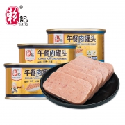 中粮代工厂，LAIKI 赖记 午餐肉 198g*3罐