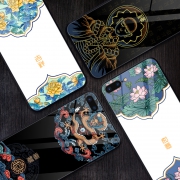 KingPos 全系列 玻璃手机壳 国风全包 9.9元包邮（需用券）