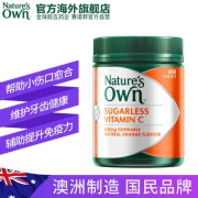 Nature's Own 天然橙味无糖维生素C咀嚼片 400片