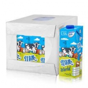怀丝 低脂牛奶 1L*12盒  *2件