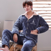 三层加厚夹棉家居服睡衣套装 券后￥79