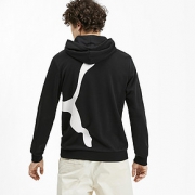 PUMA彪马官方正品 男子春秋休闲连帽拼色卫衣Big Logo 580566