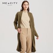 28日10点、历史低价：MECITY 525586 女士长款针织开衫 99元