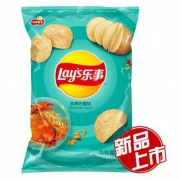 乐事（Lay's）薯片 休闲零食 金黄炒蟹味 75g