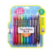 PaperMate 缤乐美 300RT经典圆珠笔 0.7mm 10色缤纷套装 19.8元包邮（需用券）