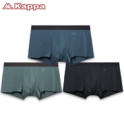 Kappa 卡帕 KP9K10 男士冰丝感无痕50S莫代尔棉内裤3条装