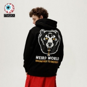 Mishka 2019SS 印花休闲连帽卫衣