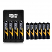 leise 雷摄 c411 充电电池套装 5号7号可选  券后14.9元
