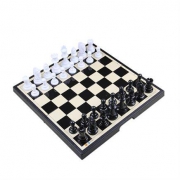 友明 磁性国际象棋 中号黑白/金银双后