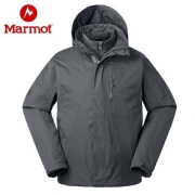 土拨鼠（Marmot） L41290 男士套羽绒内胆三合一冲锋衣