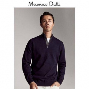 双11预售：MassimoDutti 00938307401 男装混纺针织衫