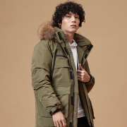 21日0点、双11预售：LI-NING 李宁 AYMP207 男子羽绒服 299元（限前100件）