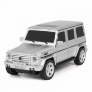 移动端：美致模型 遥控车 奔驰G55车 1:24 玩具汽车 银色 27029