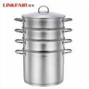 LINKFAIR 凌丰 LFTZ-GJ22T42 不锈钢四层蒸锅 6.7L 239元包邮（需用券）