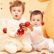 双11预售：Labi Baby 拉比 宝宝长袖内衣套装 2套装 低至67元（需定金20元）
