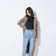 长开衫毛衣女春秋长款宽松慵懒风