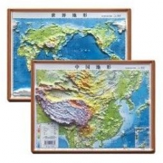 《凹凸立体地图：中国地形+世界地形》 *4件