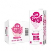 兰雀（Lacheer） 全脂纯牛奶 1L*12盒整箱装 早餐奶 波兰原装进口 *2件