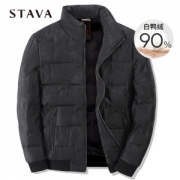 STAVA斯得雅 男士短款立领羽绒服 90%含绒量