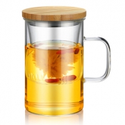 京东PLUS会员、运费券收割机：佳佰 JB181501 高硼硅玻璃杯 480ml 竹盖 24.11元